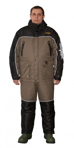 Зимний костюм для рыбалки Canadian Camper Denwer Pro цвет Black/Stone (XL) фото 9
